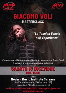 Giacomo Voli Masterclass